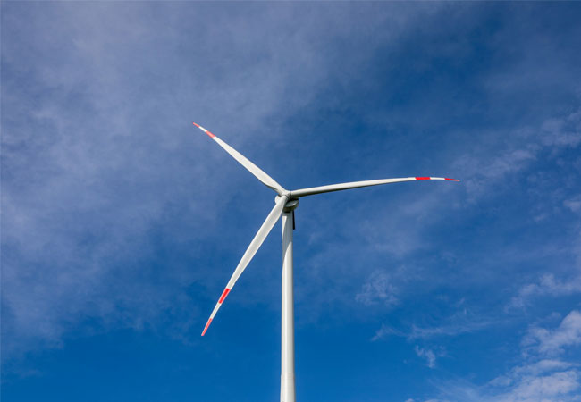 PB: Windenergieanlage K2 im Windfeld Mattheshöhe von ENERTRAG / ©: Michael Rassinger