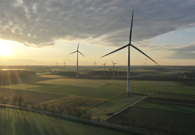 PB: Der Windpark Schwalmtal-Eicken westlich von Mönchengladbach / ©: MLK | Markus Bullik