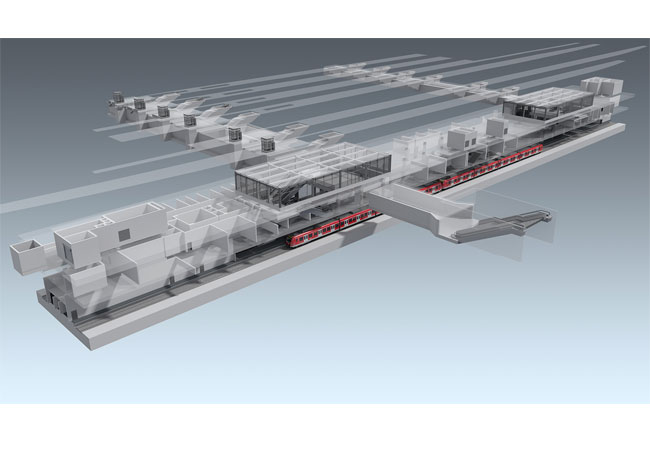 PB: The new Ostbanhof station / ©: Sweco