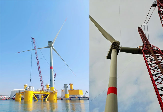 PB: Frankreich nimmt erste schwimmende 10 MW Windkraftanlage des EFGL-Projekts auf