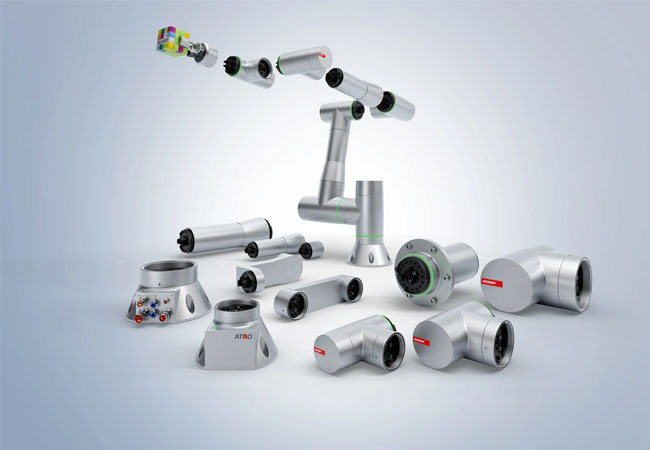 PB: Mit dem modularen Industrieroboter-Baukasten ATRO lassen sich genau auf die Applikation abgestimmte und nahtlos in TwinCAT integrierte Roboterlösungen realisieren. / ©: Beckhoff