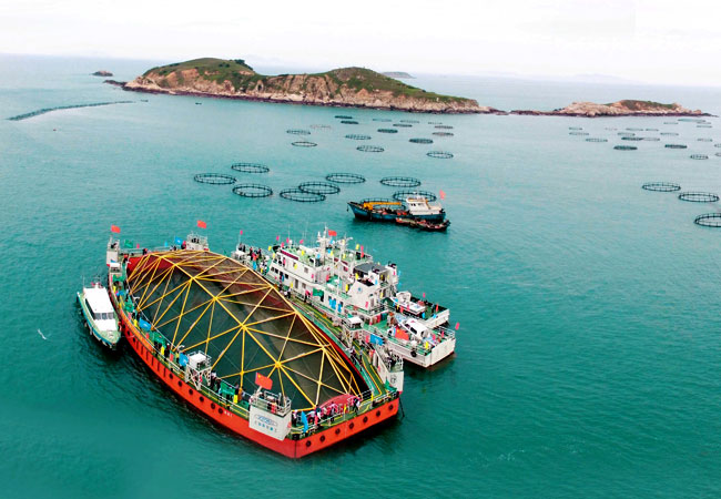 PB: First far and deep sea mariculture mechanical platform in China