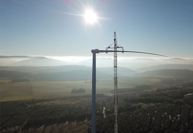 PB: / Der Windpark Olsberg-Antfeld produziert ab sofort klimafreundlichen Strom für knapp 23.000 Haushalte / ©: Hohmann