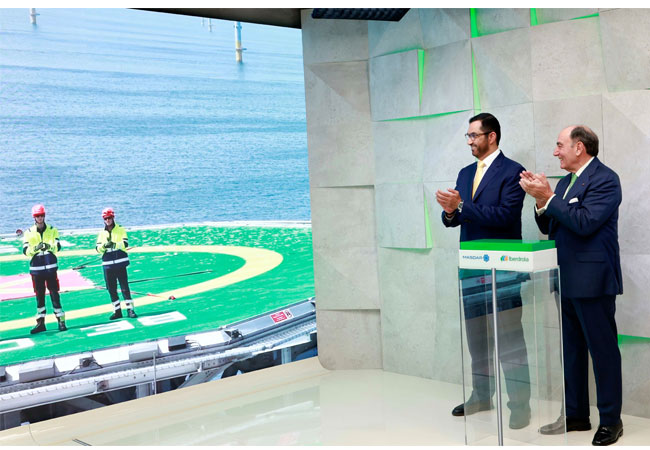 PB: Masdar and Iberdrola Announce €5.2bn UK Offshore Wind Deal and Full Energization of 476MW German Offshore Wind Farm Image from Iberdrola Ceremony / ©: Masdar & Iberdrola