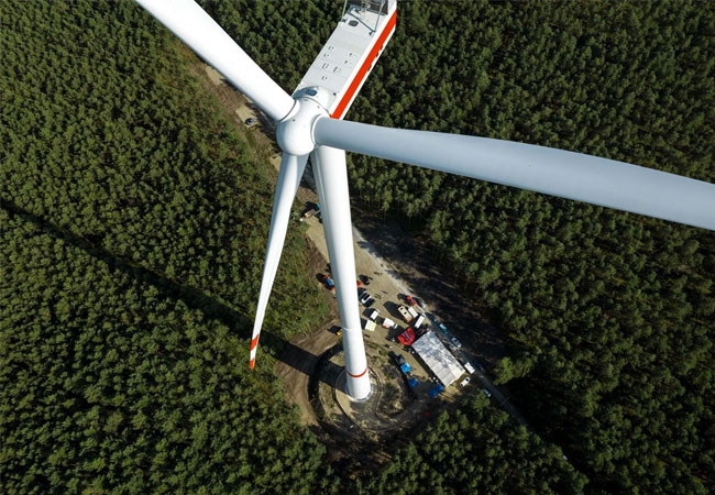 PB: Das Sommer- und Familienfest im Windpark Bahren West zog rund 300 Besucherinnen und Besucher an. / ©: Ørsted