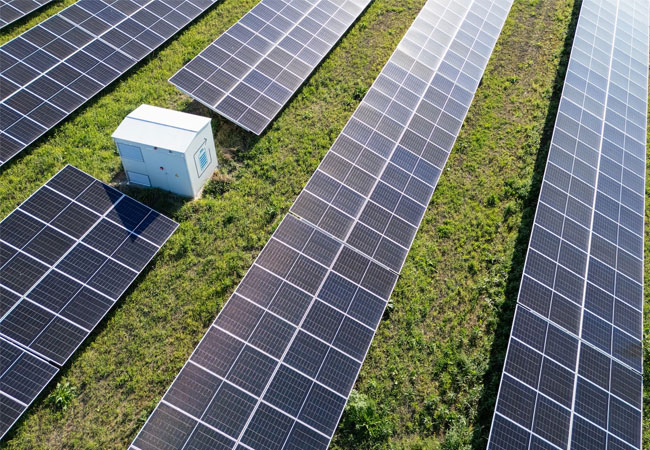 Pressefotos: Grünstromspeicher in Co-Location mit Solarpark / ©: Enerfin