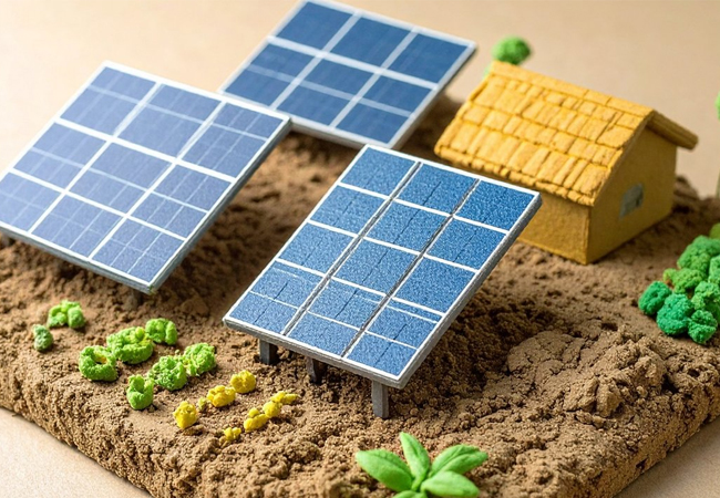 PB: Agri-PV: Solarpanele in die Landwirtschaft integriert / ©: UKA