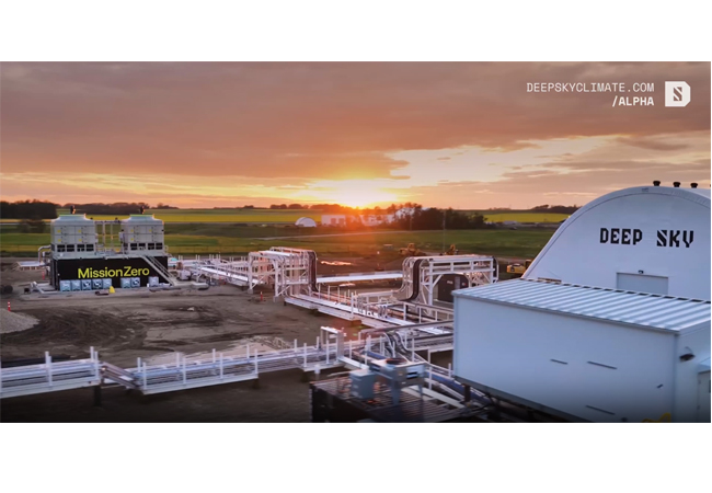 Videobild: Geschichte geschrieben: Deep Sky Alpha nimmt den Betrieb von Nordamerikas erstem CO₂-Lager mittels Direct Air Capture auf