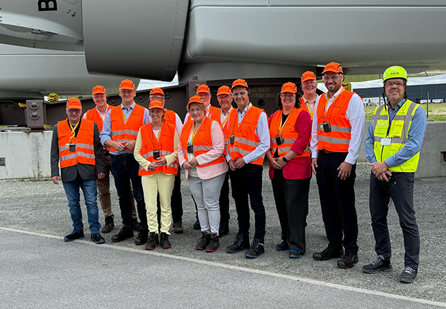 PB: CDU-Fraktion Arbeitskreis Häfen und Schifffahrt besucht mit Vertretern der HWG das Siemens-Gamesa-Werk in Cuxhaven. / ©: ELBREKLAME Marketing & Kommunikation EMK GmbH, Hamburg / Holger Grabsch