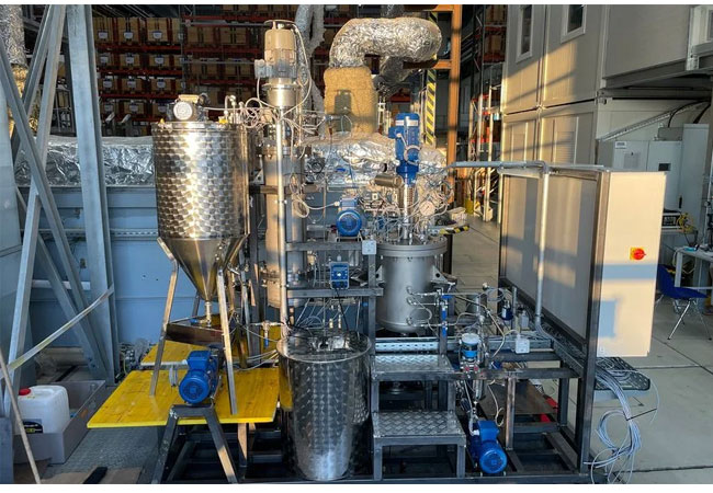 PB: 5 Kilowatt-Modell des thermochemischen Energiespeichers an der TU Wien / ©: TU Wien