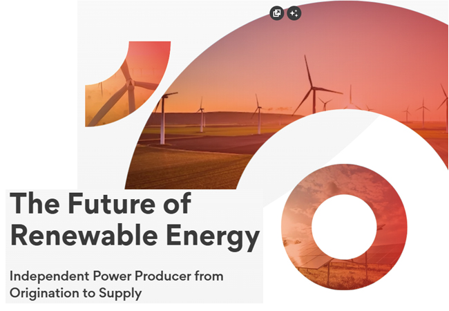 PB: The Future of Renewable Energy - Independent Power Producer from Origination to Supply / ©: ECONERGY RENEWABLE ENERGY