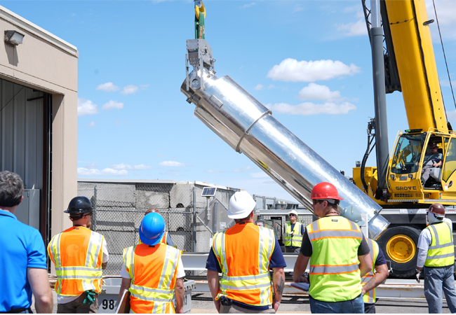 PB: The shipment of GNF2 rods arrives at Pacific Northwest National Laboratory’s Radiochemical Processing Laboratory. / ©: GE Vernova