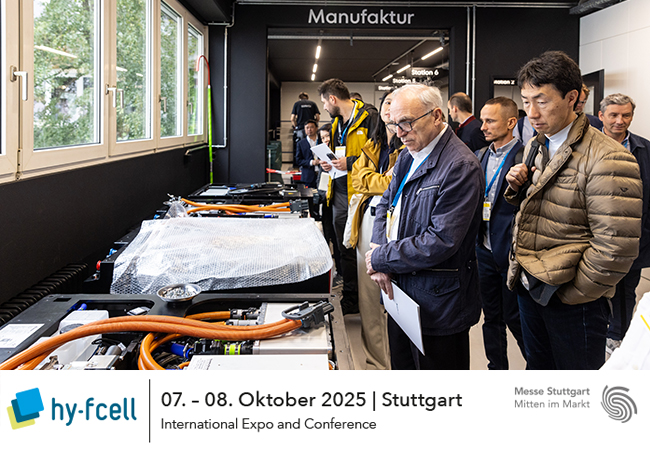 PB: Exklusive Einblicke hinter die Kulissen der Wasserstoff- und Brennstoffzellenbranche – die Technical Tour zur hy-fcell 2025 bringt Sie direkt zu den Innovationstreiberinnen und Innovationstreibern. / ©: Messe Stuttgart