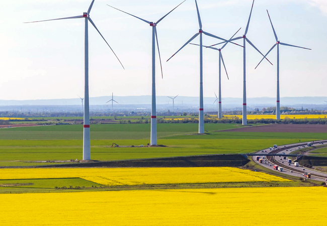 PB: RWE hat den Windpark Aldenhoven auf ehemaliger Tagebaufläche in Betrieb genommen / ©: RWE