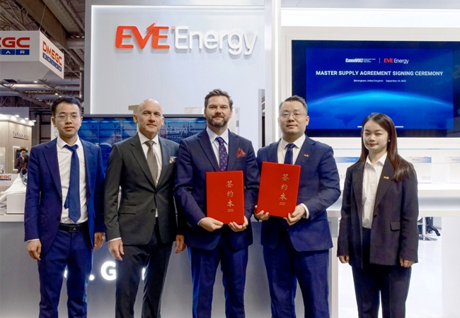 PB: EVE Energy und CommVOLT unterzeichnen strategische Vereinbarung zur Förderung der grünen Energiewende in Europa