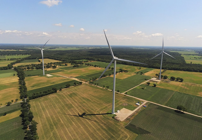 PB: enercity baut zehn neue Windenergieanlagen in den Gemeinden Ganderkesee und Lemwerder. / Bildrechte: ENERCON