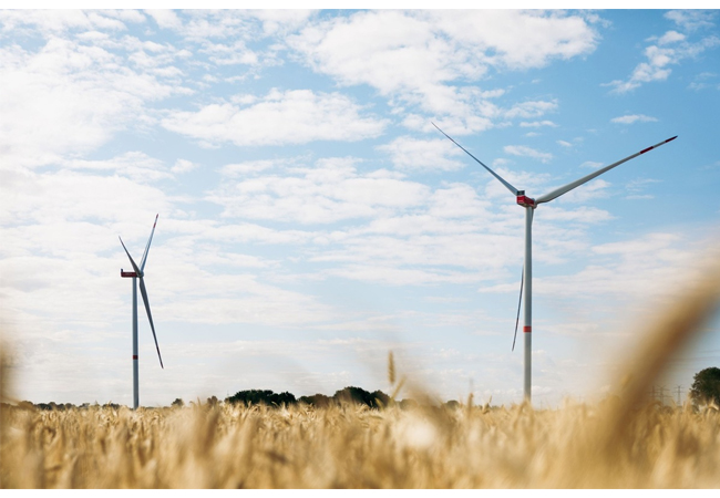 PB: Der repowerter Windpark in Uetersen ist in Betrieb. / Foto: Green Planet Energy