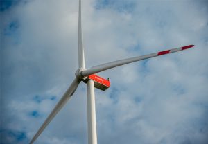 PB: Windenergieanlagen von enercity produzieren grünen Strom für die Leibniz Universität Hannover.