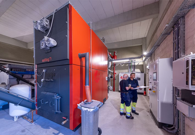 PB: Pelletheizwerk in Lütjenburg / ©: HanseWerk
