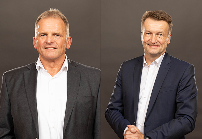 PB: Helmut Schgeiner, Geschäftsführer Bundesverband Schwertransporte und Kranarbeiten und Andreas Kahl, BSK-Aufsichtsratsvorsitzender / ©: BSK.