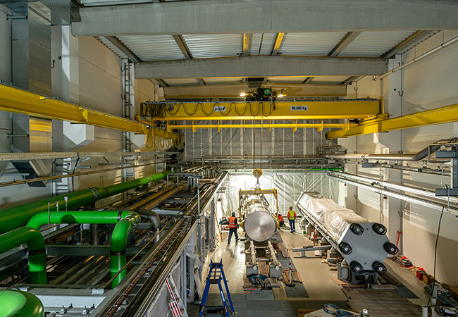 PB: Energiepark Bad Lauchstädt Elektrolyse-Stacks Anlieferung. / Foto: Tom Schulze 
