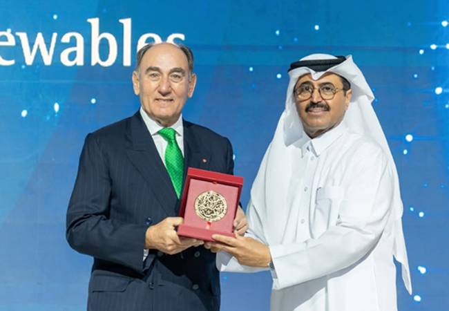 PB: Ignacio Galán receives the 2025 International Energy Award in Qatar / ©: Iberdrola