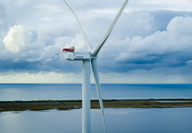 PB: PALFINGER MARINE wurde als Hauptlieferant für Gondelkrane der 15-MW-Windkraftanlagen von Vestas ausgewählt. / ©: Vestas