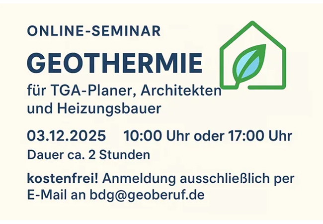 PB: Webinar Geothermie / Copyright: BDG - Berufsverband Deutscher Geowissenschaftler e.V.