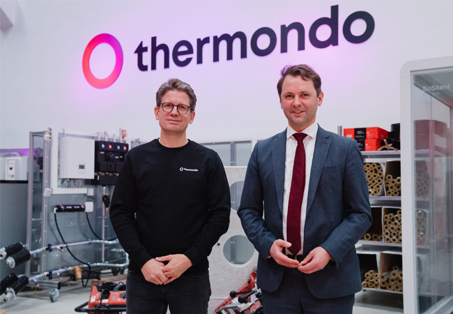 PB: thermondo CEO Felix Plog und MdB Dr. Andreas Lenz bei der Eröffnung der thermondo Akademie / c: Jens Ahner 