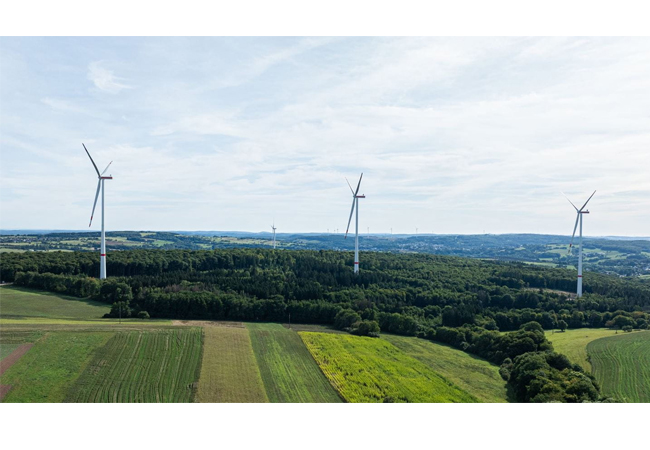 PB: Der Windpark St. Wendel speist nun Strom ins Netz ein. / ©: Ørsted