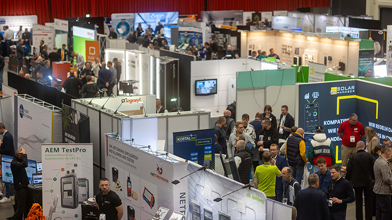 PB: Die Energieimpuls Regionalmesse Mitte des Elektrogroßhandels FEGA & Schmitt in der Esperantohalle in Fulda. / ©: FEGA & Schmitt 