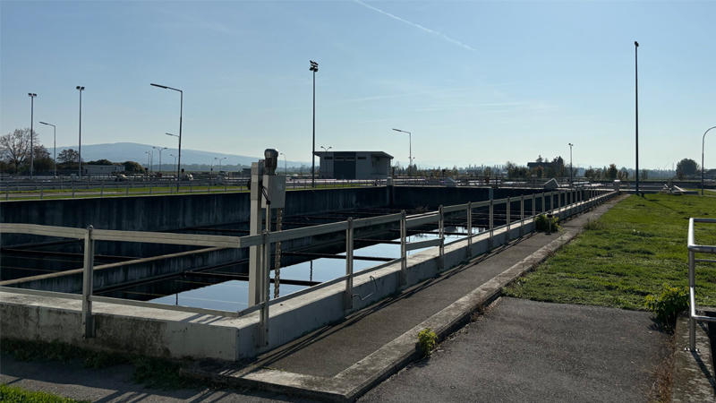 PB: Ein Teil der Untersuchungen fand an der Kläranlage Wiener Neustadt statt. Bildquelle: Beutle - TU Graz 