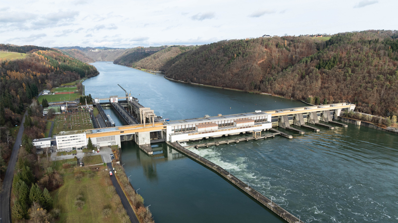 PB: VERBUND-Kraftwerk Aschach an der Donau / ©: VERBUND