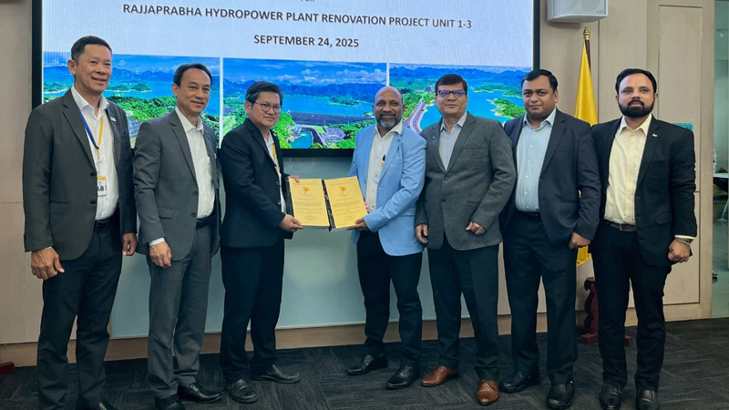 PB: Vertragsunterzeichnung für die Modernisierung von Rajjaprabha / ©: ANDRITZ 