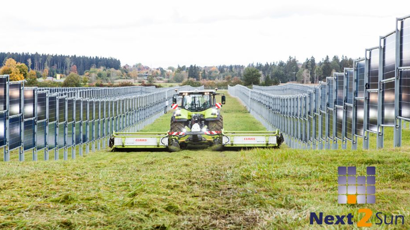 PB: Erste unternehmerische Beteiligung an dem weltweit größten vertikalen Agri-Solarpark / ©: Grüne Sachwerte GmbH