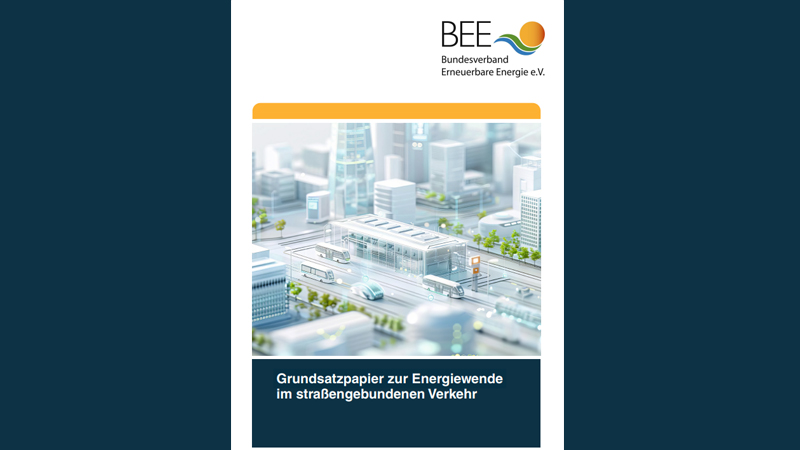 PB: Grundsatzpapier als zentrale Rolle der THG-Ouote als Klimaschutzinstrument / ©: BEE