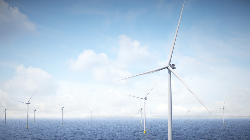 PB: Vestas Windturbinen des Typs V236-15,0 MW / ©: Vestas