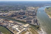 PB: Ziel ist die Entwicklung eines neuen Terminals für Ammoniak und CO₂ am Rheinkai Nord in Duisburg-Hochfeld bis 2030. Fotos: Hans Blossey / ©: duisport