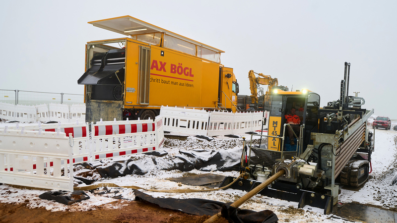 PB: Größtes Infrastrukturprojekt der Energiewende in sechs Bundesländern im Bau / ©: TransnetBW