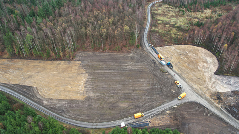 PB: Im Hochsauerlandkreis entsteht in den kommenden Monaten auf rund 27 Hektar der Windpark Arnsberg/Oeventrop mit drei Windenergieanlagen des Typs Vestas V150 / ©: VSB