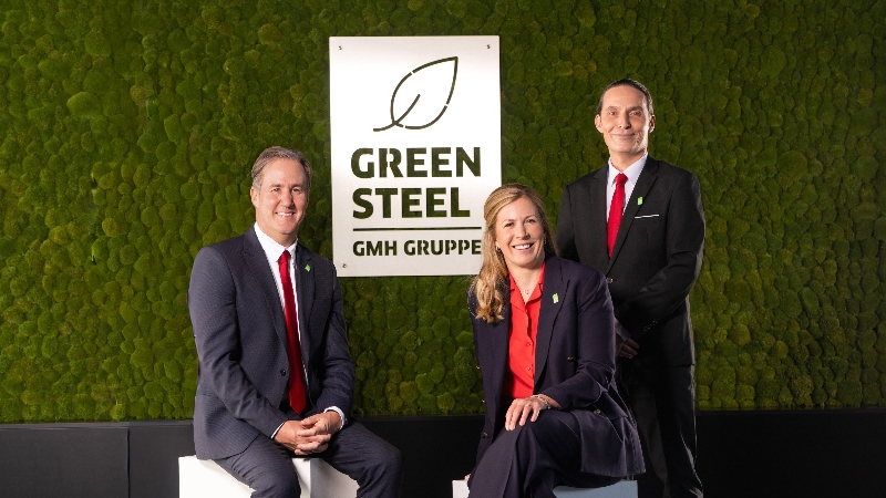 PB: Dr. Alexander Becker (Chief Executive Officer), Dr. Anne-Marie Großmann (Chief Development Officer) und Mathias Hölscher (Chief Financial Officer) ©GMH Gruppe