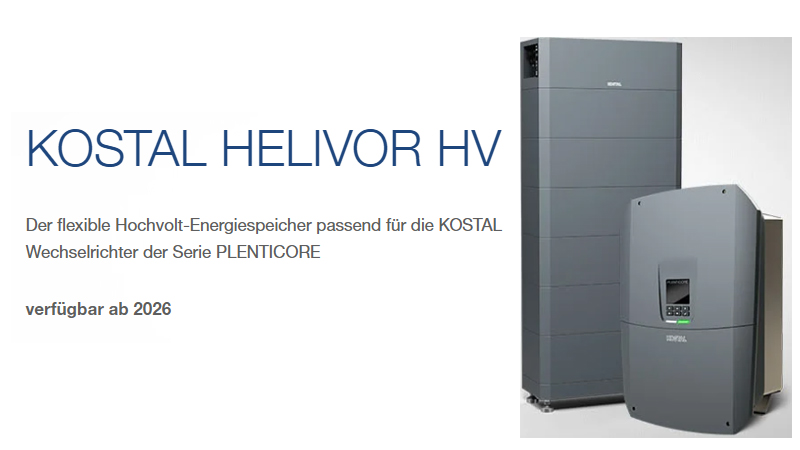 PB: Der modulare Hochvolt-Energiespeicher für maximale Flexibilität mit Service und Garantie von KOSTAL
