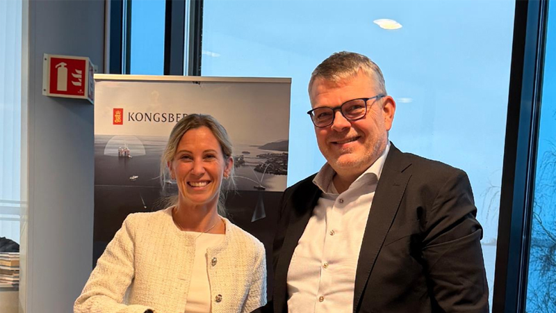 PB: Camilla Kiss, Acting President, Kongsberg Discovery and Niels Peter Christiansen, CEO, MacArtney Underwater Technology Group