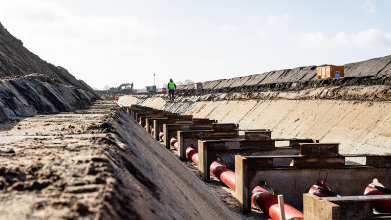 PB: Die Offshore-Netzanbindungssysteme BalWin1 und BalWin2 verbinden Offshore-Windparks mit dem Übertragungsnetz an Land / ©: Amprion
