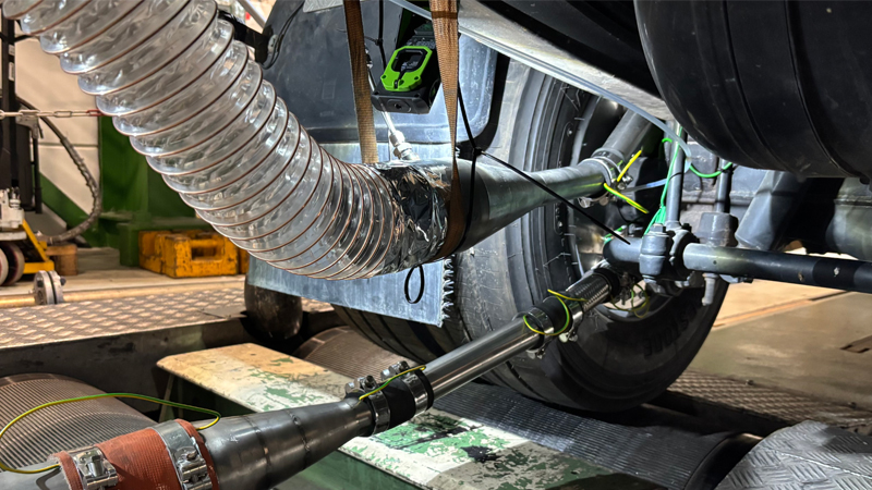 PB: Messungen an den Rollenprüfständen der TU Graz. / ©: ITnA - TU Graz