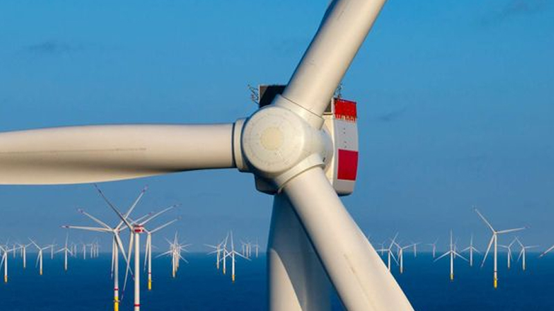 PB: Windkraftanlage im Offshore-Windpark Borkum Riffgrund 3 (Ørsted / M. Ibeler)