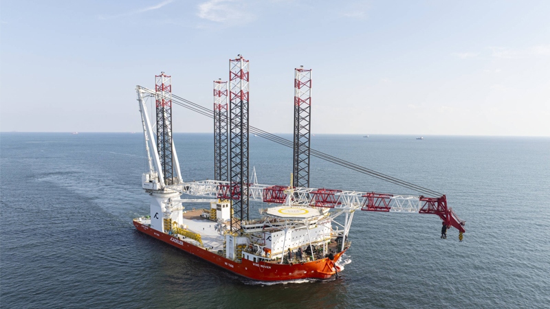 PB: Cadeler erweitert Flotte mit Auslieferung des zehnten Windkraftanlagen-Installationsschiffs „Wind Mover“
