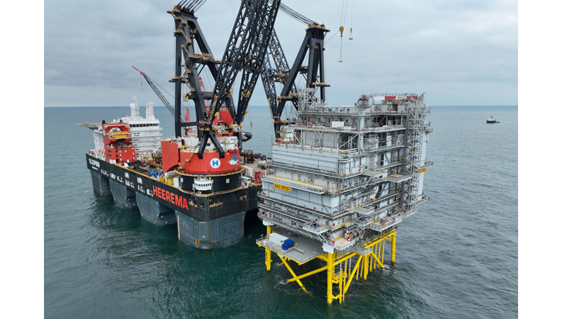 PB: ScottishPower Renewables’ first-ever High Voltage Direct Current (HVDC) offshore converter station has been successfully installed at East Anglia THREE.