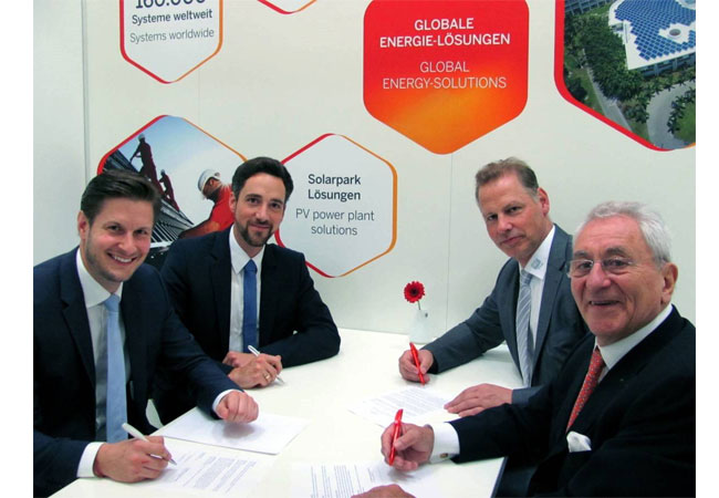 Mit der Zusammenarbeit wollen beide Partner ihre Kompetenzen nutzen, um gemeinsam einer der führenden Anbieter im Markt für Diesel-Photovoltaik-Hybrid-Anlagen zu werden / Pressebild: IBC Solar