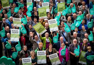 Bürgerenergie: Klimaschützer in Aktion. Quelle: Bündnis Bürgerenergie e.V., Jörg Farys